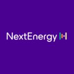 Logo van Next Energy voor de samenwerking met Visie Duurzaam