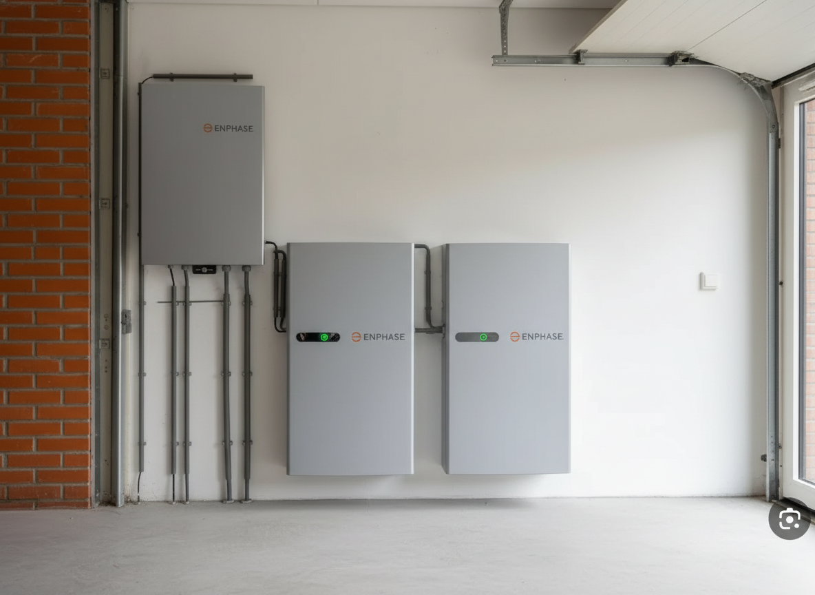 Moderne thuisbatterij in een woning in Limburg